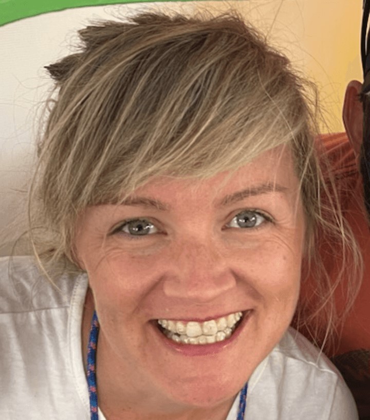 Close up portrait of Sheena Thursby